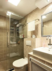 家庭小衛生間淋浴室隔斷裝修效果圖